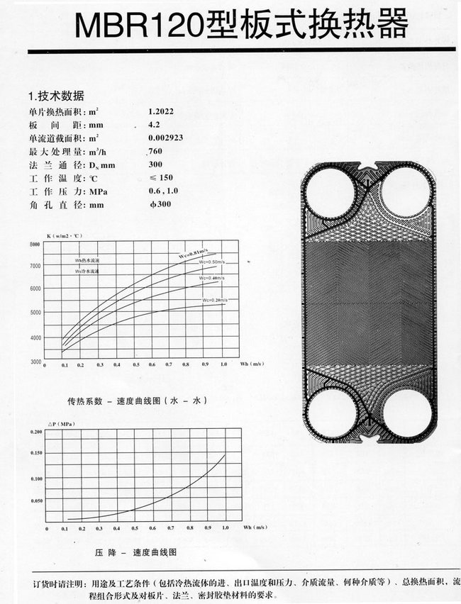 淄博MBR120型板式换热器